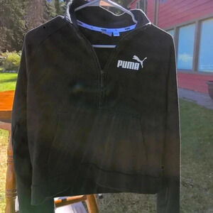 Puma Black Sweatshirt with White Logo